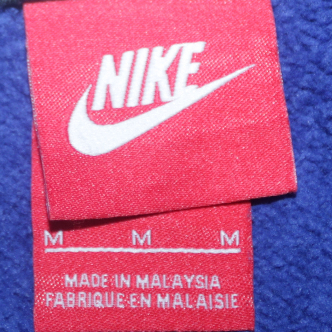 Mens UK Size M Nike Blue Pullover Hoodie