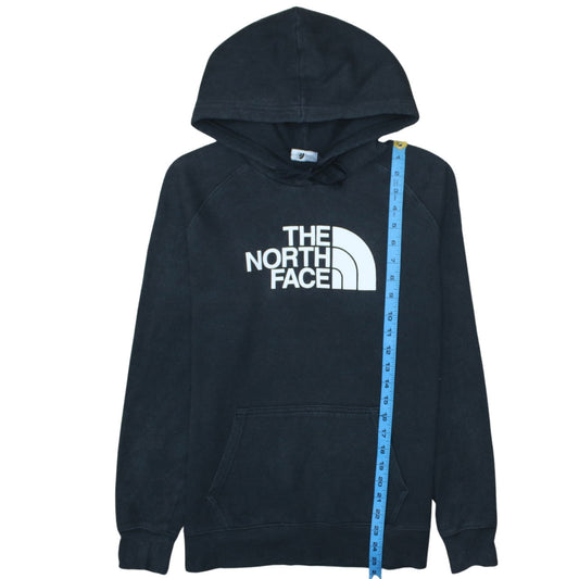 The North Face Womens Black Pullover Hoodie Size M Cotton Blend