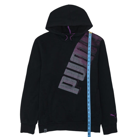 Mens UK Size S PUMA Black Pullover Hoodie