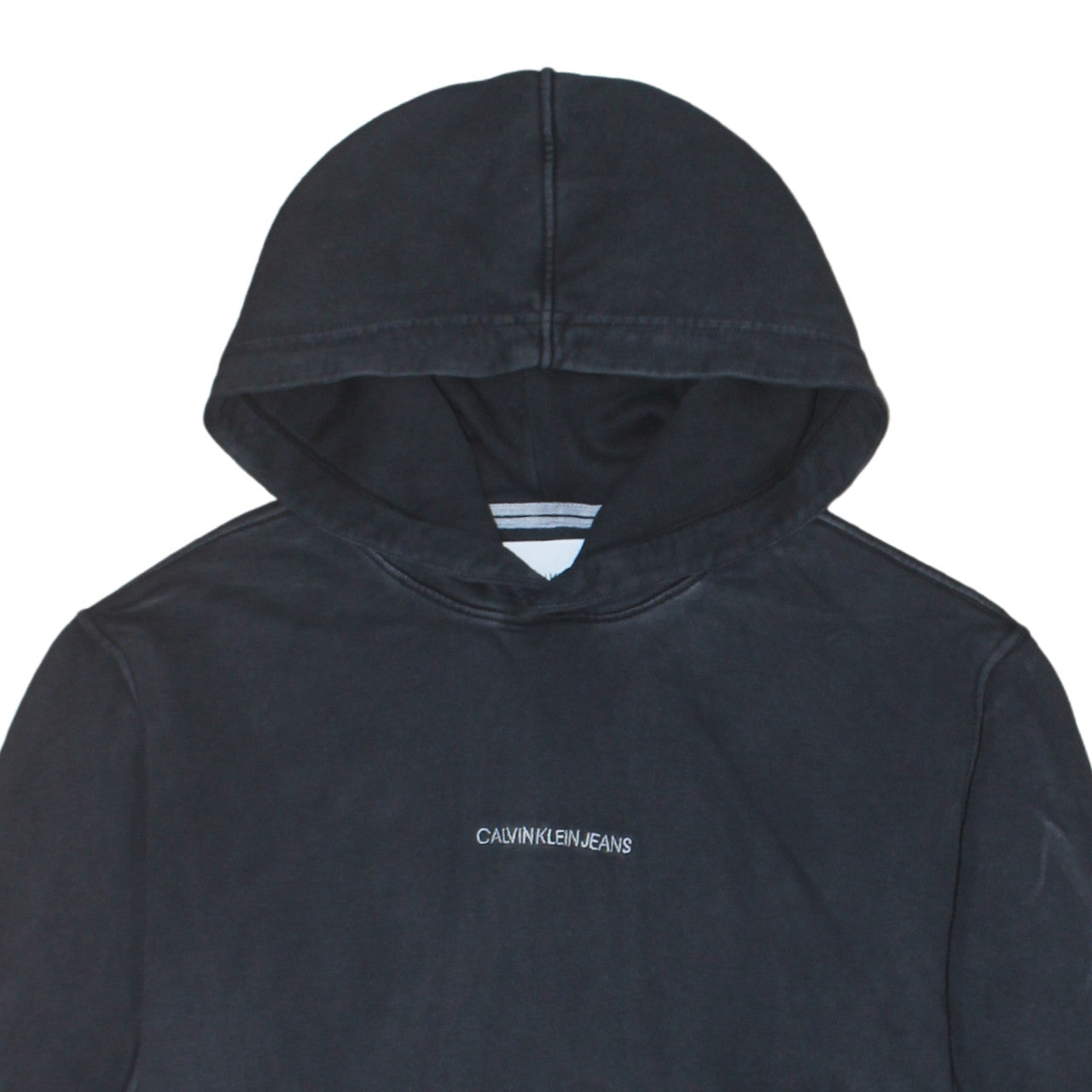 Mens UK Size M Calvin Klein Jeans Black Pullover Hoodie