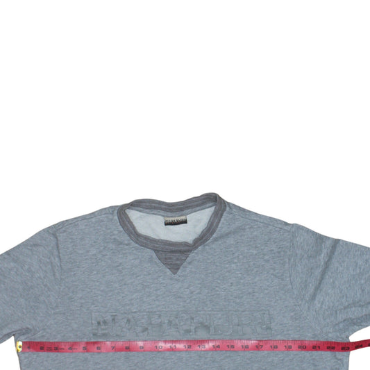 Mens UK Size M Napapijri Grey Pullover Sweatshirt