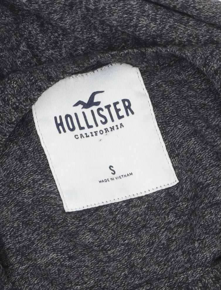 Mens UK Size S Hollister Grey Pullover Jumper
