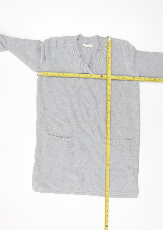 Womens UK Size 12 White Stuff Grey Tunic Jumper