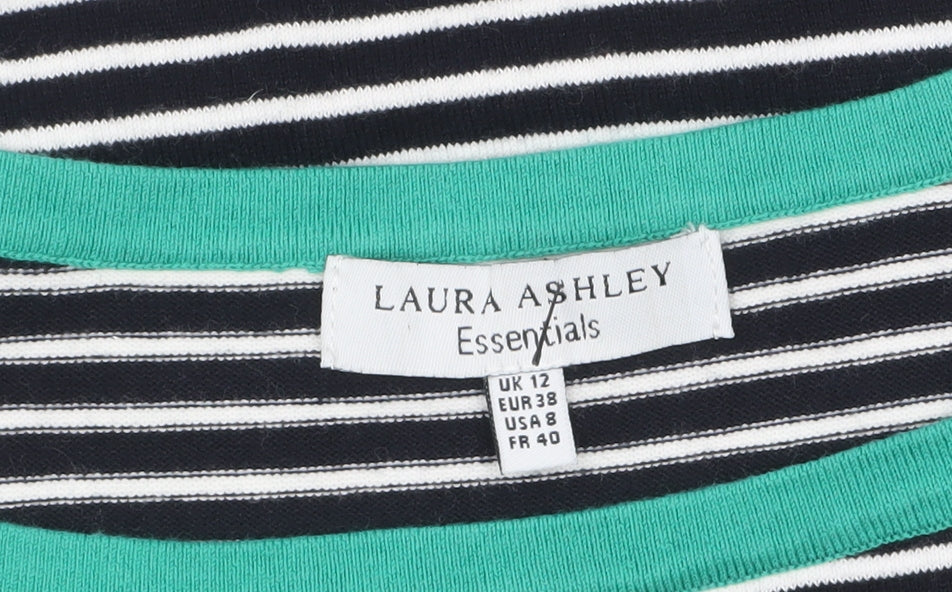 Womens UK Size 12 Laura Ashley Black Pullover Jumper
