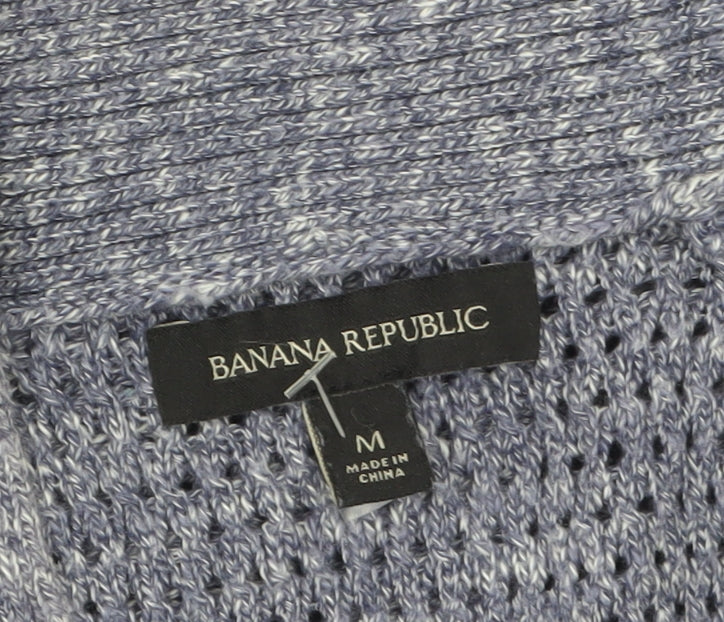 Womens UK Size M Banana Republic Grey Cardigan Jumper