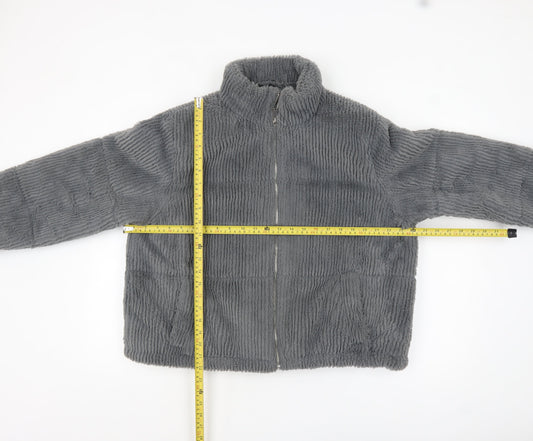 Womens UK Size 14 New Look Grey Puffer Jacket