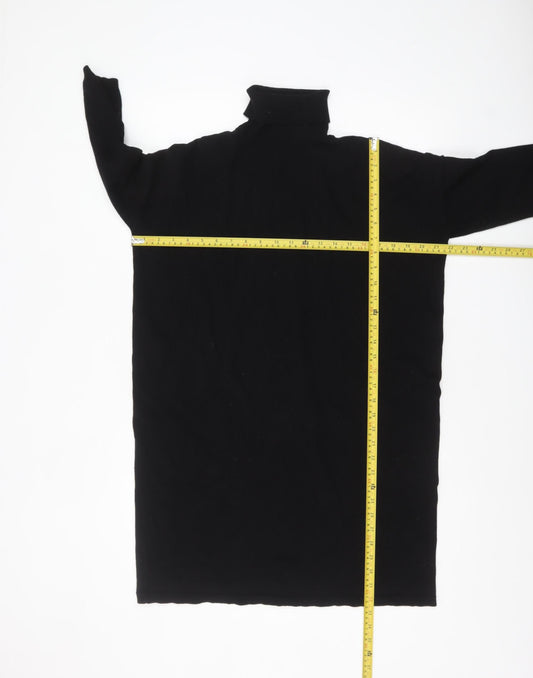 Womens UK Size 10 Hush Black Tunic Jumper
