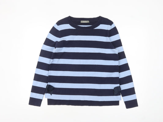 Womens UK Size M Oasis Blue Pullover Jumper