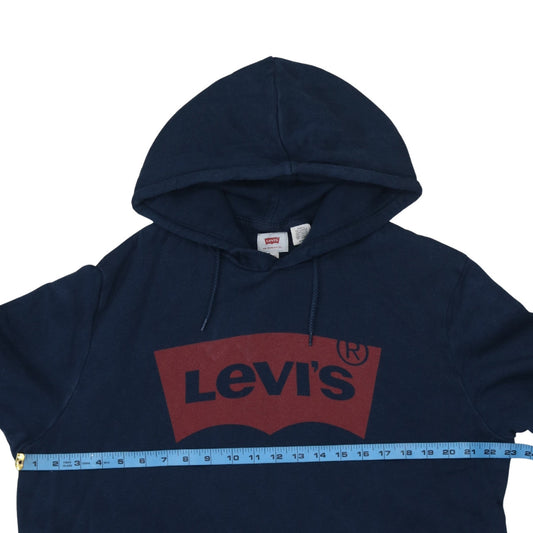 Mens UK Size XL Levi's Blue Pullover Hoodie
