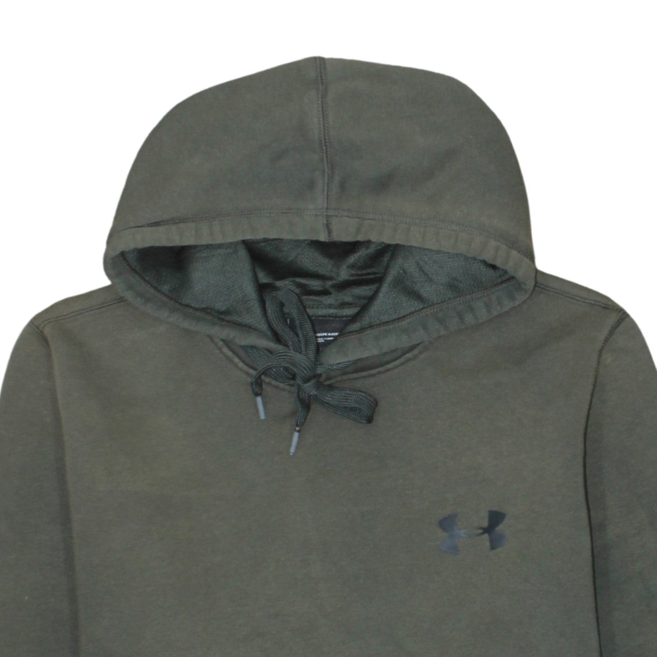 Mens UK Size M Under armour Green Pullover Hoodie
