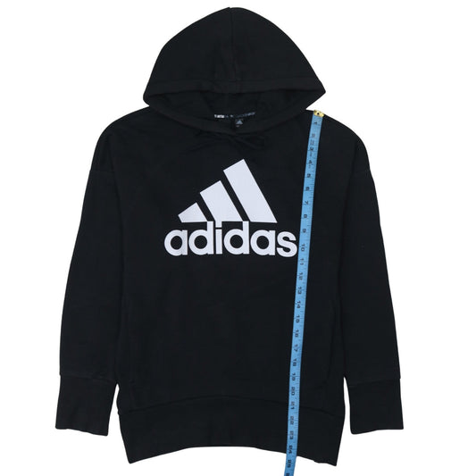 Womens UK Size S adidas Black Pullover Hoodie