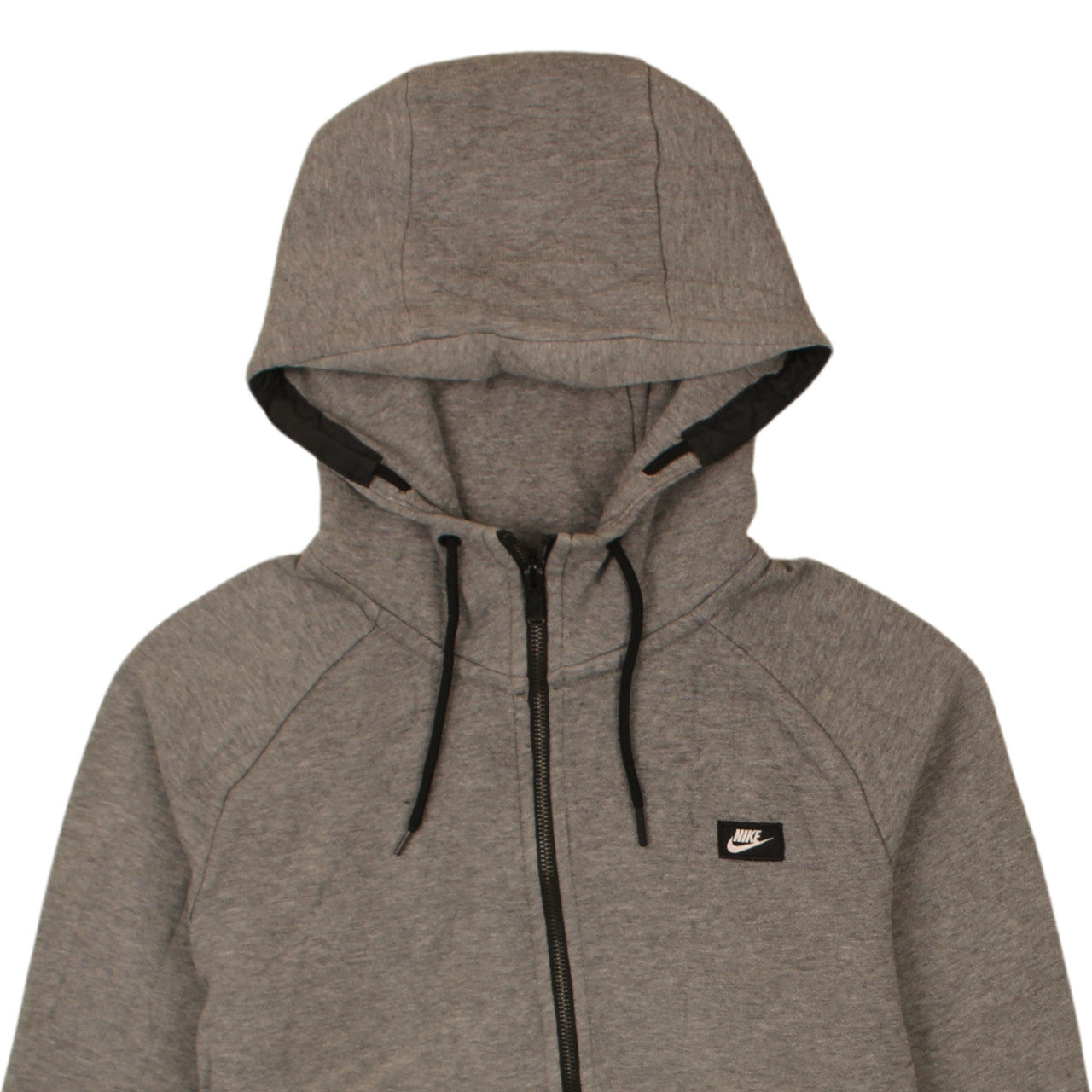 Mens UK Size M Nike Grey Full Zip Hoodie