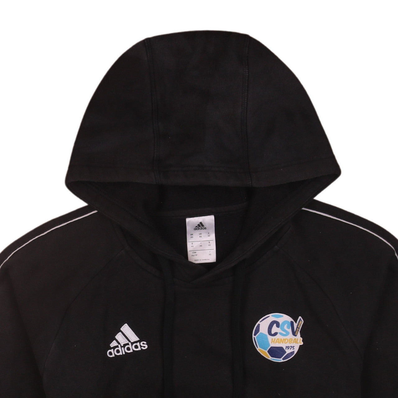 Mens UK Size XS adidas Black Pullover Hoodie