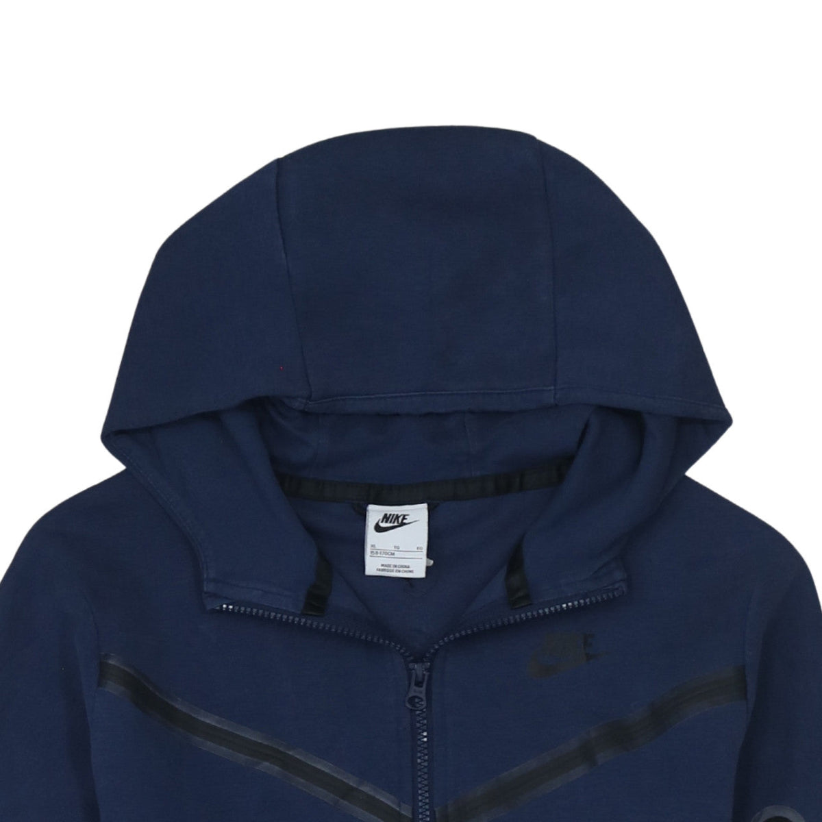 Additional view of Nike boys’ navy full zip hoodie xl 158-170cm cotton blend fleece
