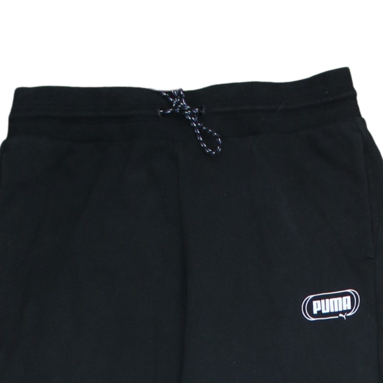 Mens UK Size M PUMA Regular Fit Jogger Black Trousers
