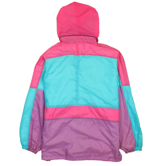 Womens UK Size 10 Marc Claire Multicoloured Windbreaker Coat