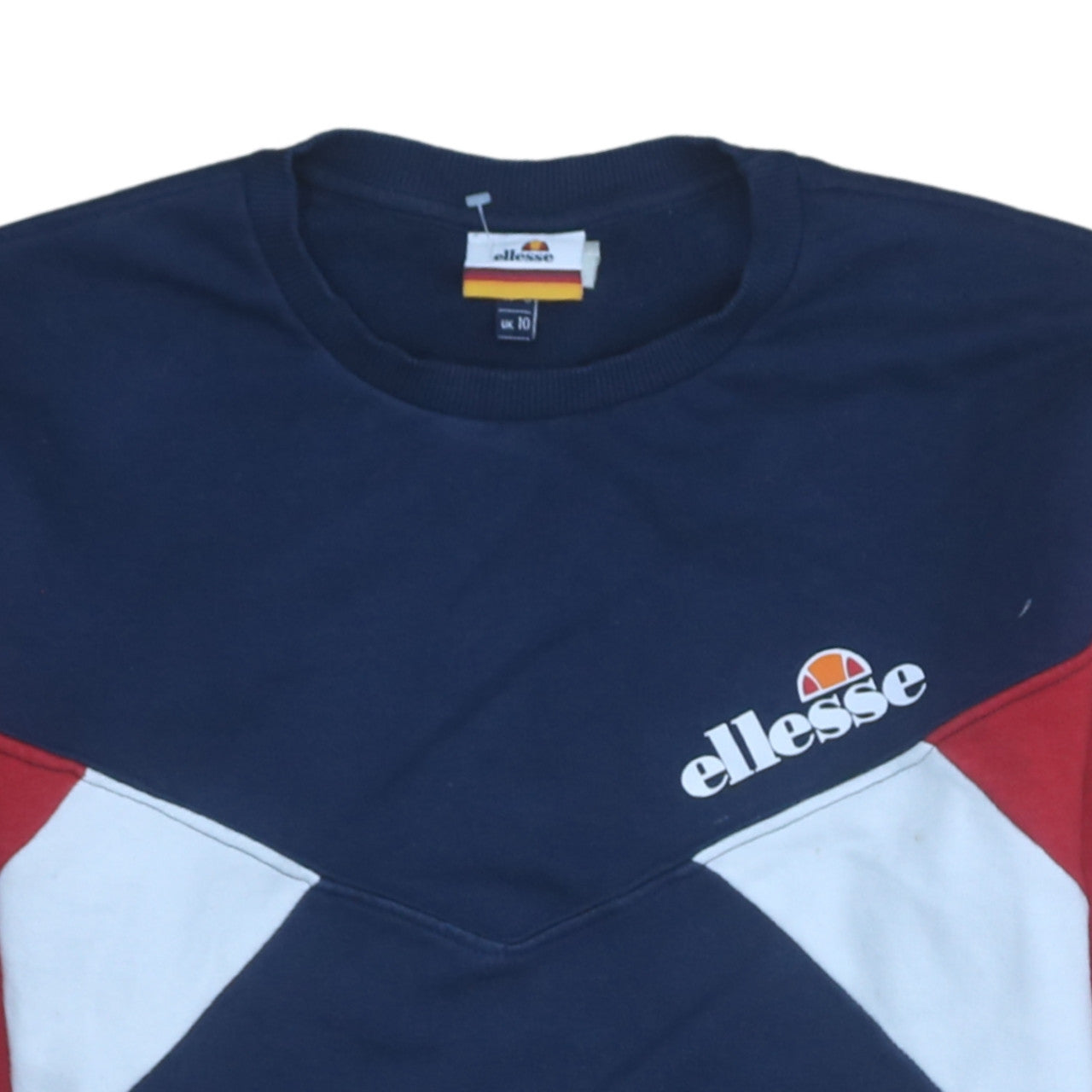 Womens UK Size 10 ellesse Multicoloured Pullover Sweatshirt