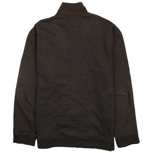 Calvin Klein Men's Brown Full Zip Cotton Jacket Size L