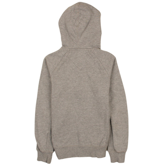 Jordan Boys Grey Full Zip Hoodie 10-12 Years Cotton Blend Fleece