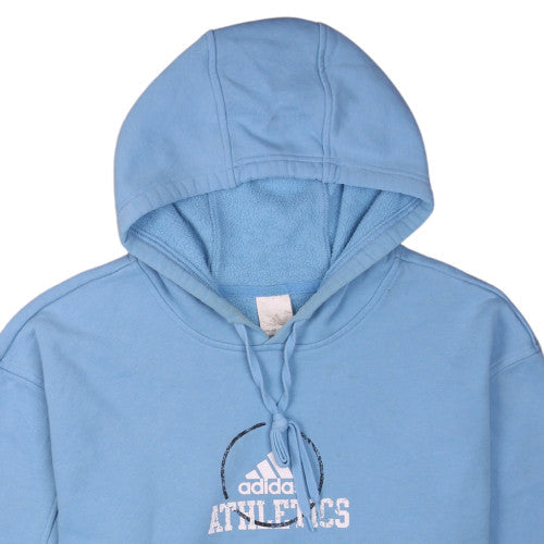 Mens UK Size L adidas Blue Pullover Hoodie