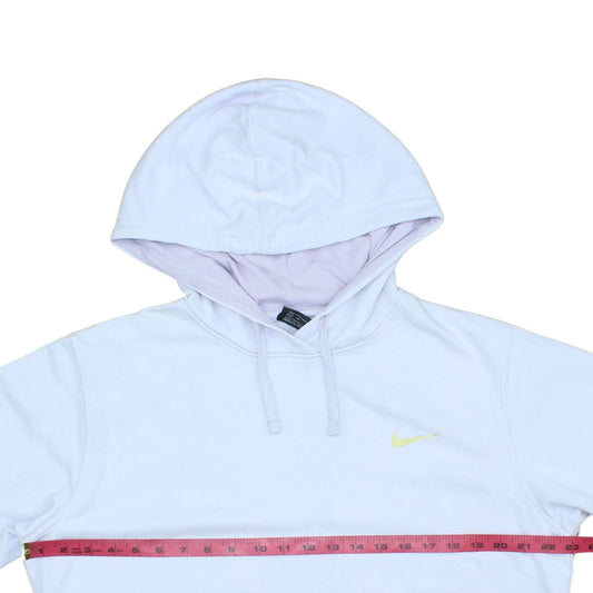 Womens UK Size M Nike White Pullover Hoodie