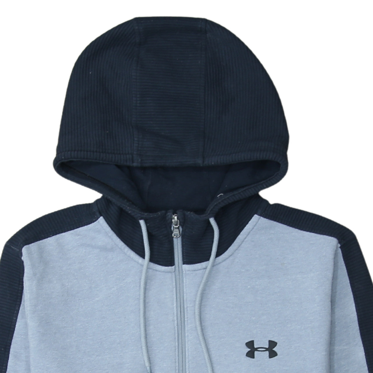 Under Armour Men's Grey 1/4 Zip Hoodie Size L Sports Fleece Sweatshirt