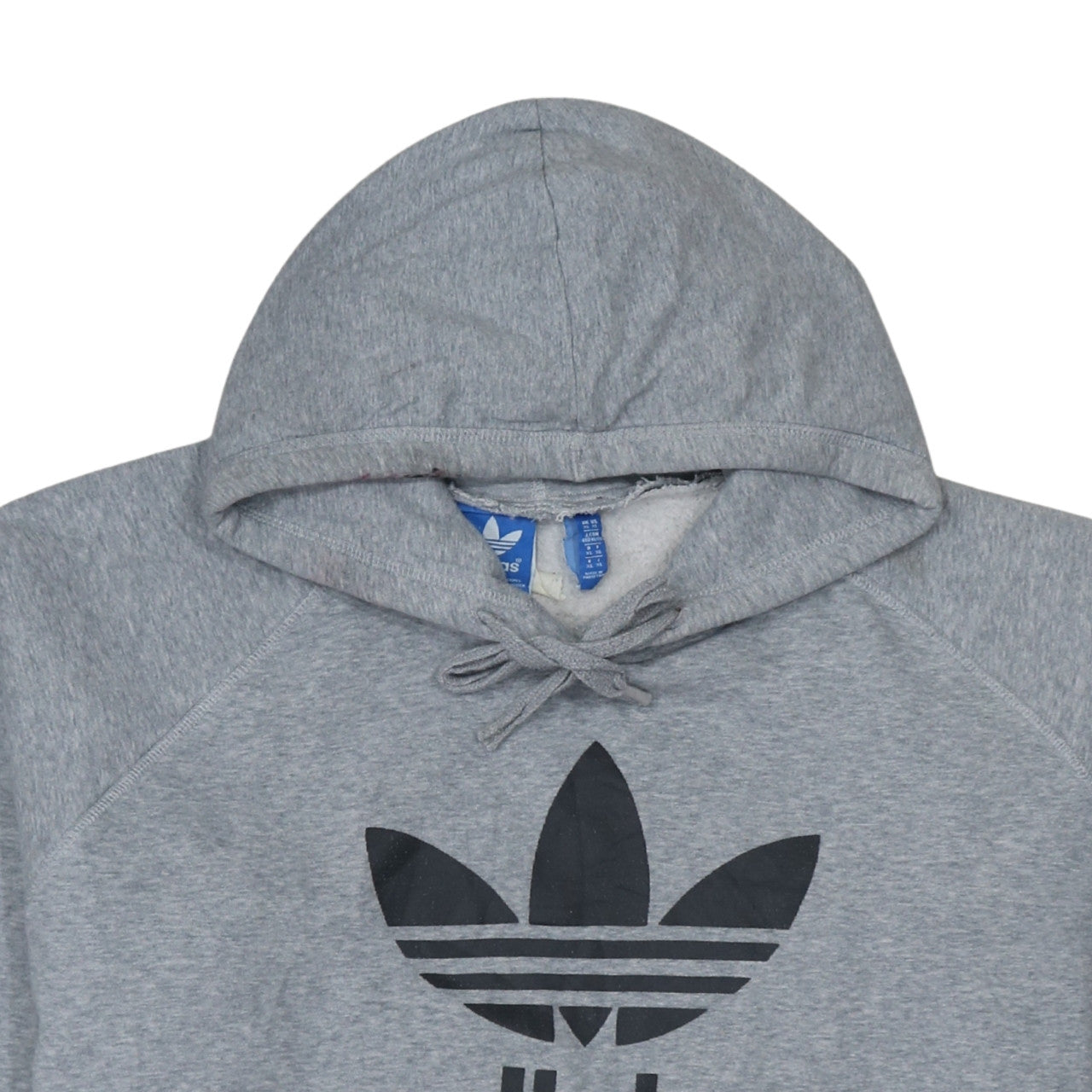 Mens UK Size XL adidas Grey Pullover Hoodie