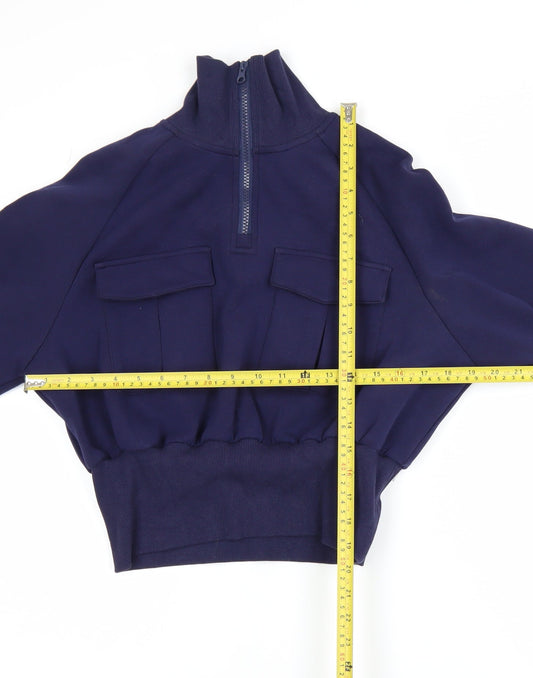 Womens UK Size M Commense Blue Pullover Sweatshirt