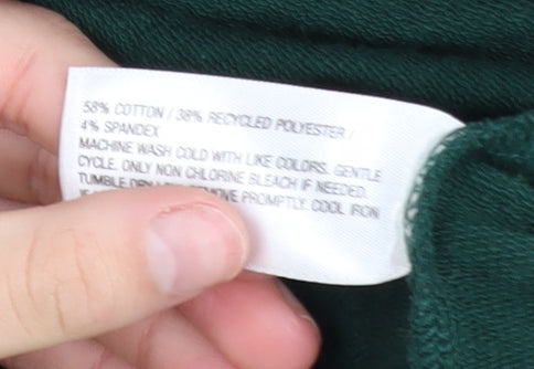 Unisex Adults UK Size 2XL Ava & Viv Green Pullover Sweatshirt