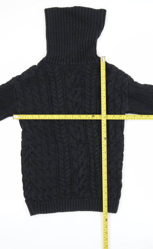 Mens UK Size S Gap Black Pullover Jumper