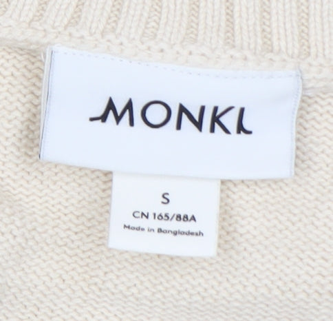 Womens UK Size S Monki Beige Vest Jumper