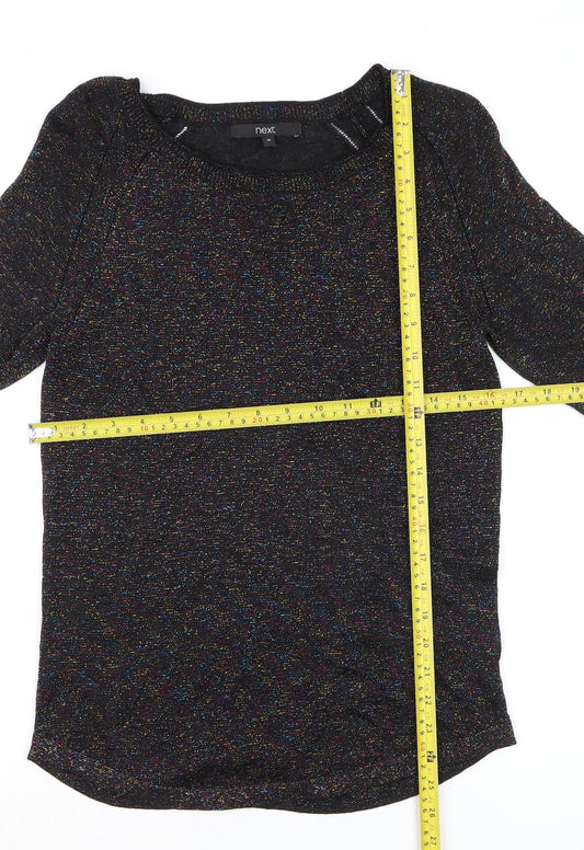 Womens UK Size 10 NEXT Black Pullover Jumper