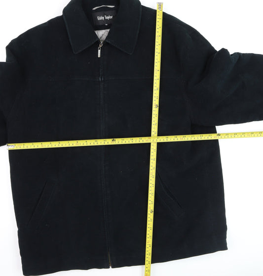 Mens UK Size XL Eddy Taylor Black Basic Jacket