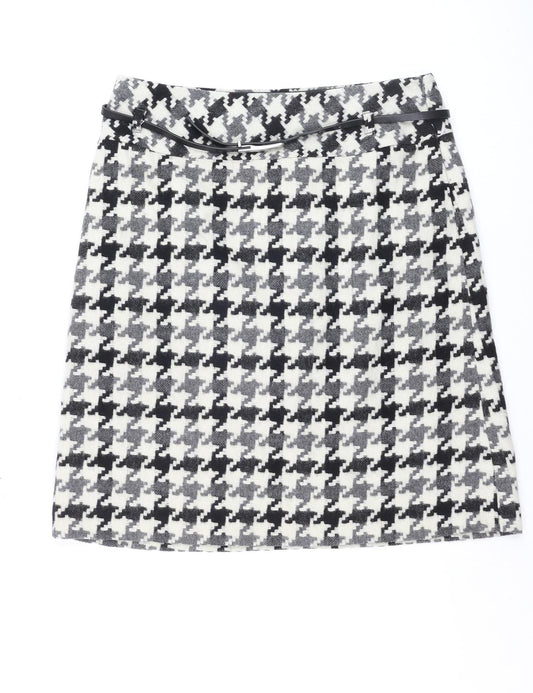 Womens UK Size 10 Marks and Spencer A-Line Tweed Skirt