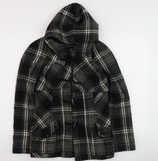 Womens UK Size 12 NEXT Grey Duffle Coat