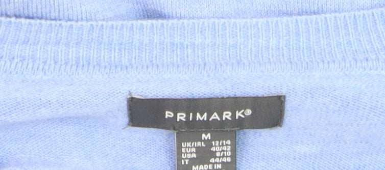 Mens UK Size M Primark Blue Pullover Jumper