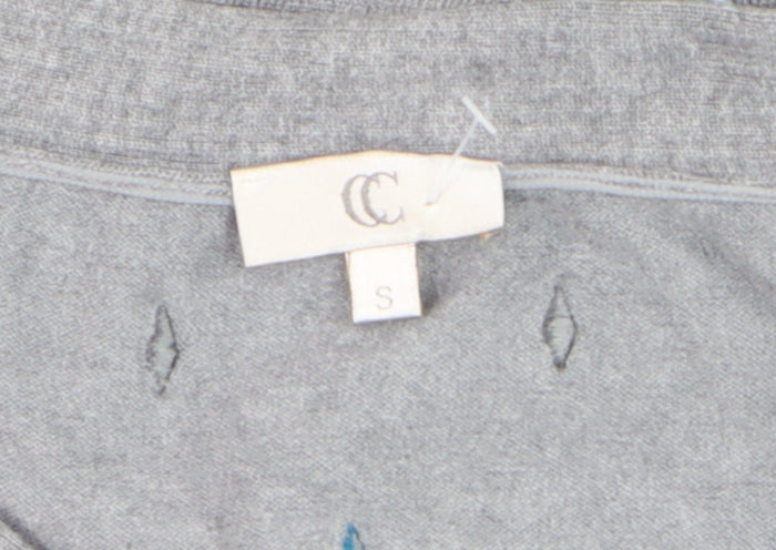 Womens UK Size S CC Grey Pullover Jumper