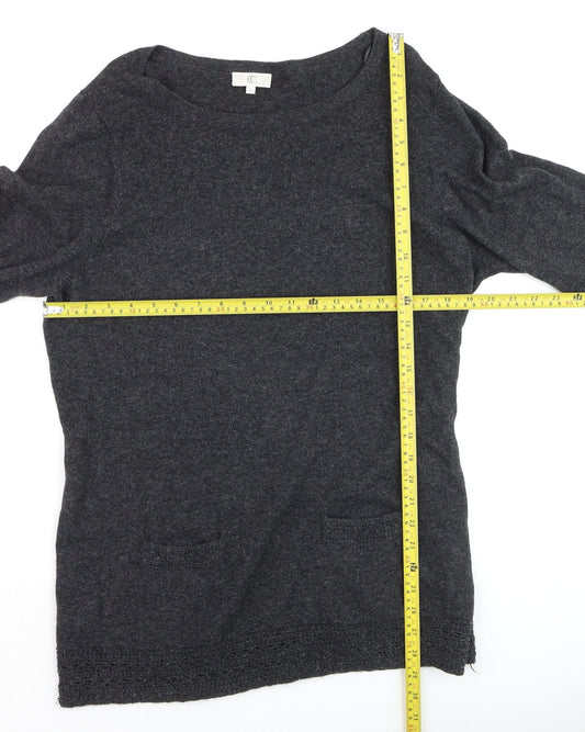 Womens UK Size XL CC Grey Pullover Jumper