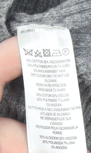 Womens UK Size XS French Connection Grey Basic Blouse
