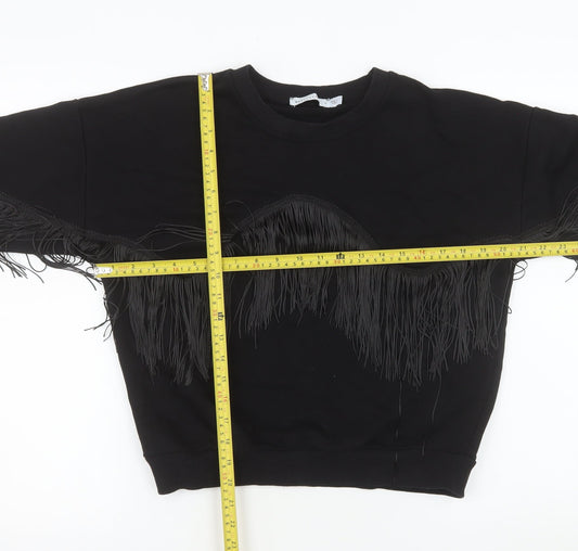 Womens UK Size 8 Warehouse Black Pullover Jumper