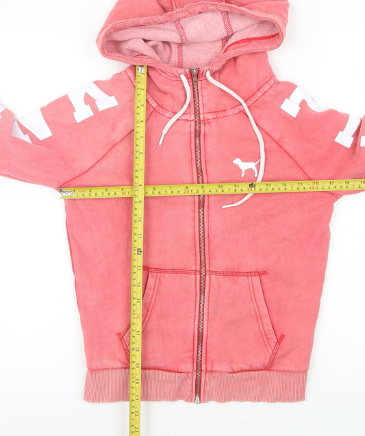 Victoria's Secret PINK Women's Pink XS Full Zip Hooded Jacket