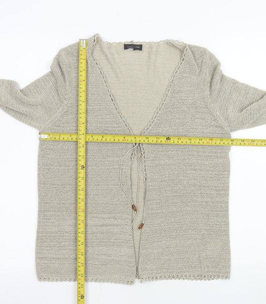 Womens UK Size 12 Florence & Fred Beige Cardigan Jumper