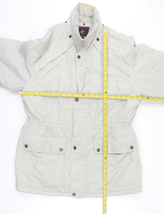 Glacier Point Women Ivory L Parka Jacket Padded Winter Coat