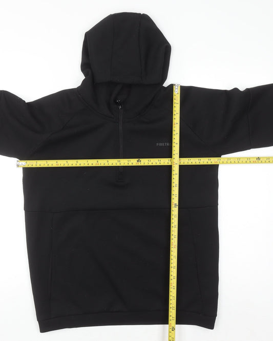 Boys UK Size 13 Years Firetrap Black Full Zip Hoodie