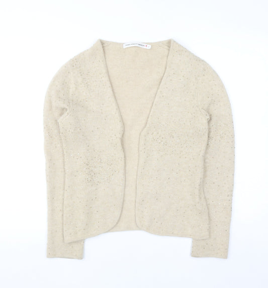 Womens UK Size S Fenn Wright Manson Beige Cardigan Jumper