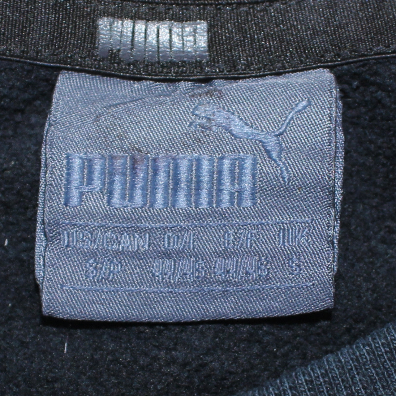 Womens UK Size S PUMA Black Pullover Sweatshirt