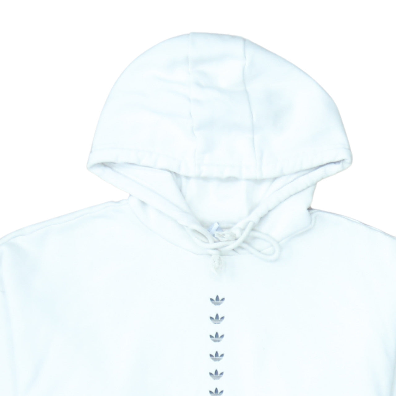 Womens UK Size 10 adidas White Pullover Hoodie