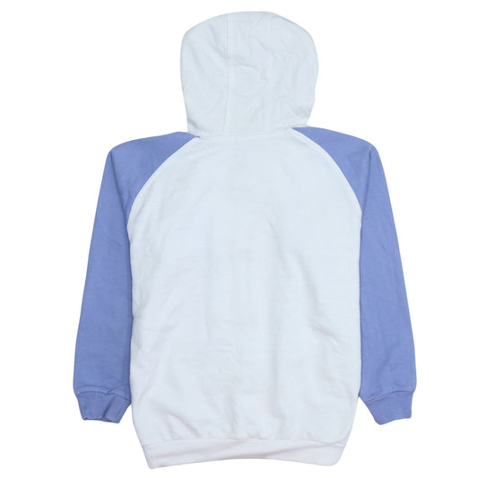 Womens UK Size 14 adidas White Full Zip Hoodie