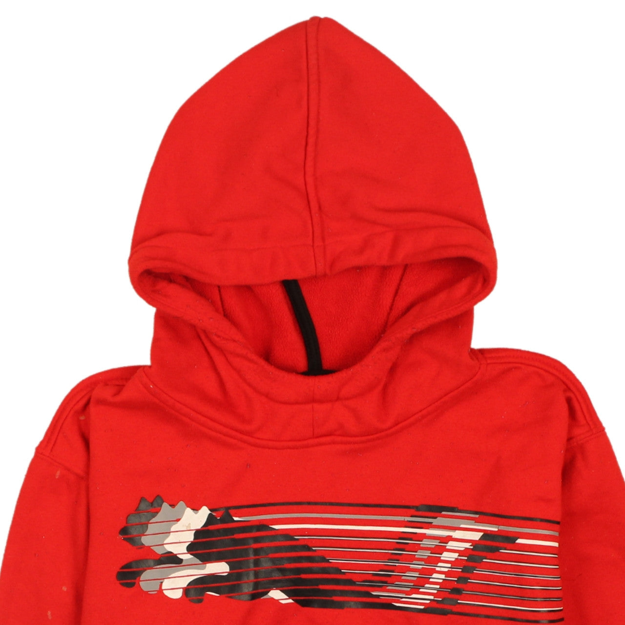 Boys UK Size M PUMA Red Pullover Hoodie