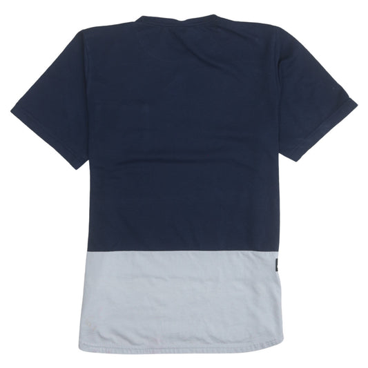 Nike SB Dri-Fit Men's Blue Colourblock Cotton T-Shirt Size L